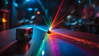 Laser beam passing through a prism, splitting into a spectrum of colors © Waqasiii_Arts -chronicles-stock.adobe.com