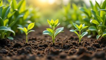 Sensors, embedded directly within agricultural fields, continuously measure the concentrations of essential plant nutrients such as nitrogen, phosphorus, and potassium. Generated with AI. | Image Credit: © Nay - stock.adobe.com