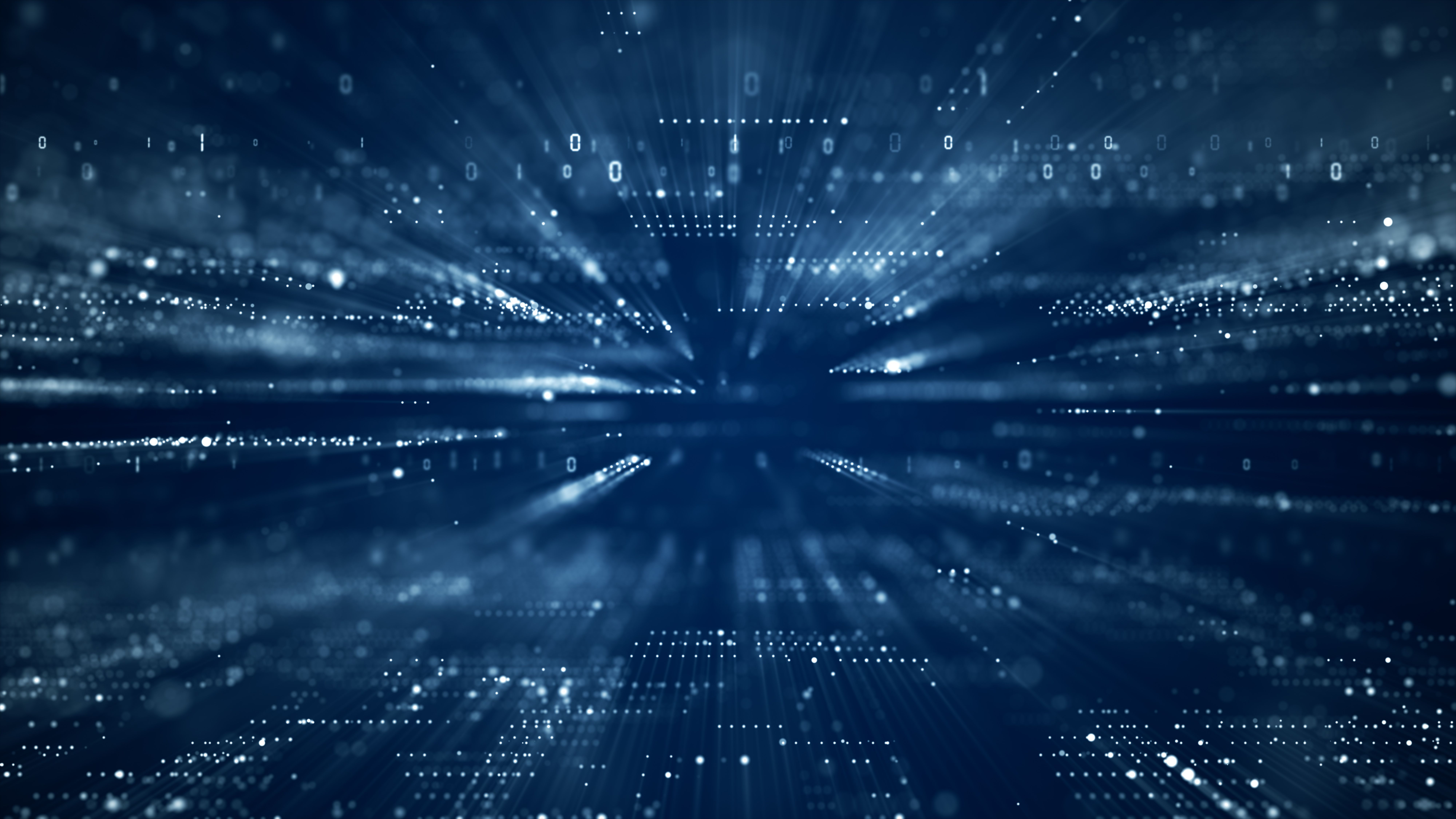 Digital cyberspace with particles and Digital data network connections concept. | Image Credit: © KanawatTH - stock.adobe.com.