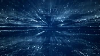 Digital cyberspace with particles and Digital data network connections concept. | Image Credit: © KanawatTH - stock.adobe.com