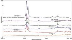 FT-IR Microscopic Analysis of Polymer Laminate Samples Including Transmission and ATR Spectroscopy