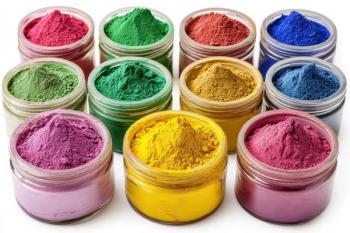 Colorful powder pigments in small jars. Generated with AI. | Image Credit: © Selsi - stock.adobe.com.