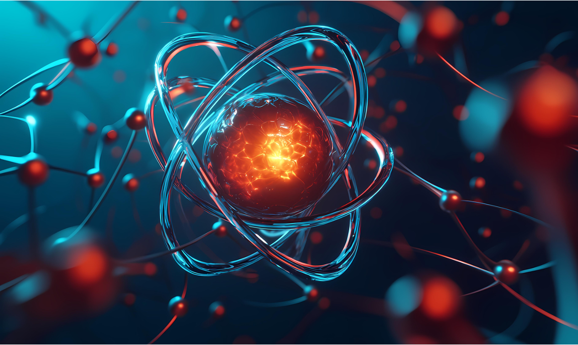 Colorful Atomic Model © Archara-chronicles-stock.adobe.com