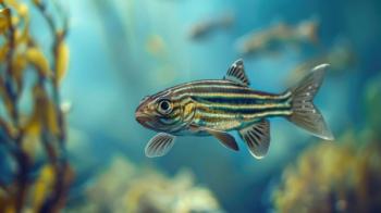 Zebrafish underwater view. Generated by AI. | Image Credit: © Gular - stock.adobe.com