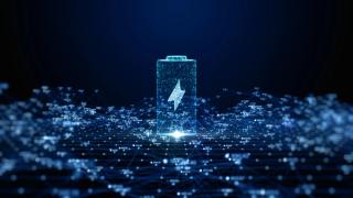 Technology battery high power electric energy, Battery to electric cars and mobile devices with clean electric, Green renewable energy battery storage future, Technology digital abstract background | Image Credit: © KanawatTH - stock.adobe.com.