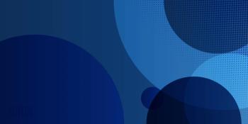 Abstract geometric blue and dark navy color background with circle shape. Vector, illustration. Modern blue abstract background, the look of stainless steel, circular lines on a blue background | Image Credit: © Salman - stock.adobe.com.