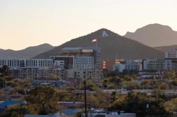 Tucson mountains at sunset looming over the skyline. Tucson will be hosting the Winter Conference on Plasma Spectrochemistry in January 2026. | Image Credit: © James - stock.adobe.com