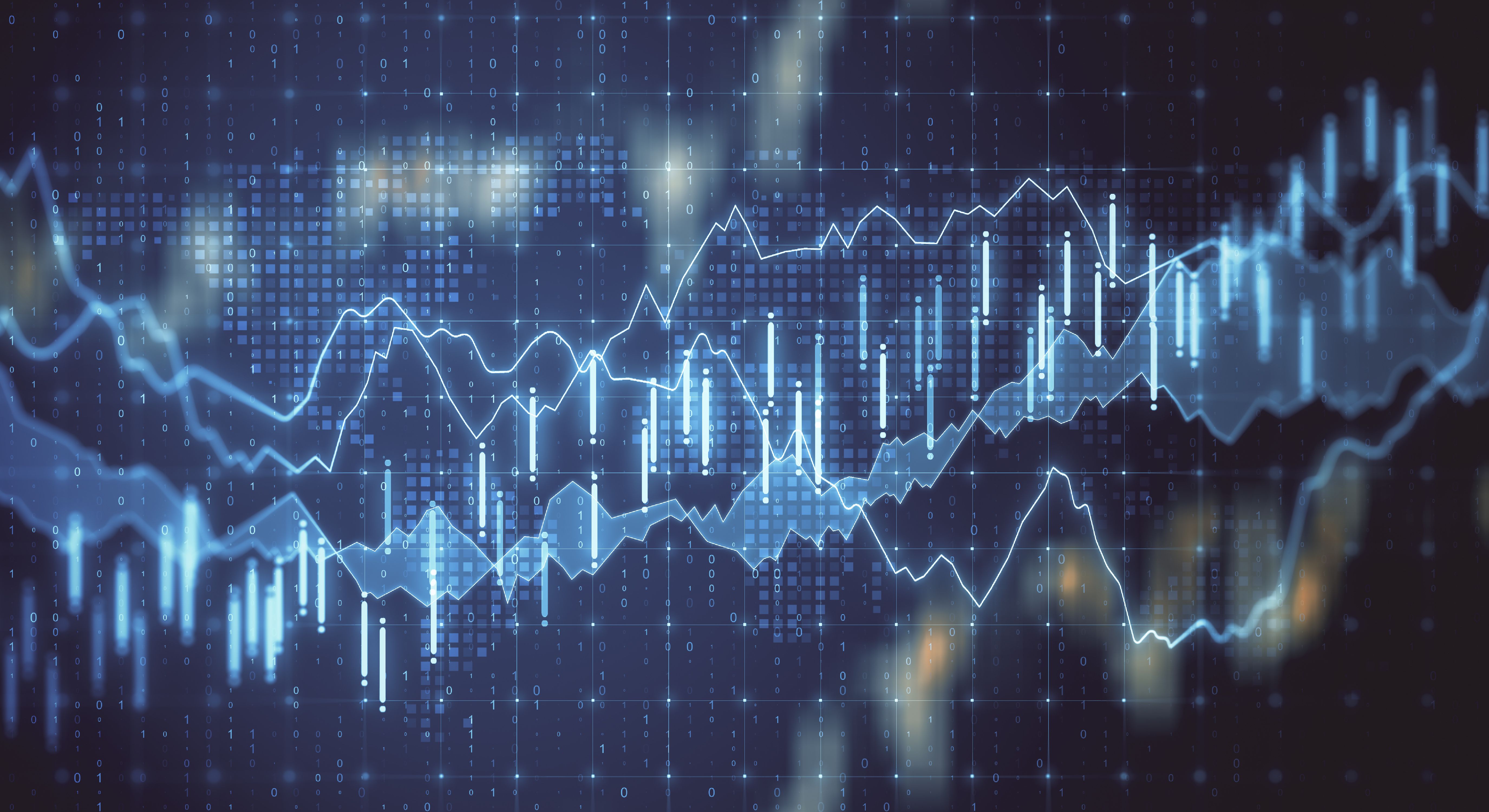 Digital screen with business statistics and stock data. | Image Credit: © Who is Danny - stock.adobe.com