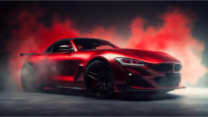 Luxury red painted sports car © adel-chronicles-stock.adobe.com