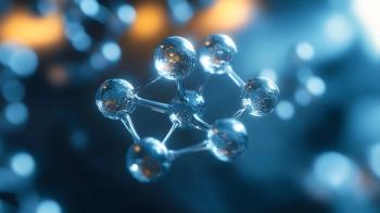 Transparent molecule, peptide structure, biotechnology, cosmetic science, nanotechnology, molecular research, chemistry, skincare innovation, anti-aging formula. Generated with AI. | Image Credit: © Jack - stock.adobe.com