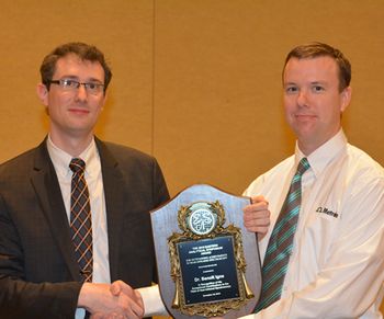 Benoit Igne with Keith Freel of Metrohm.JPG