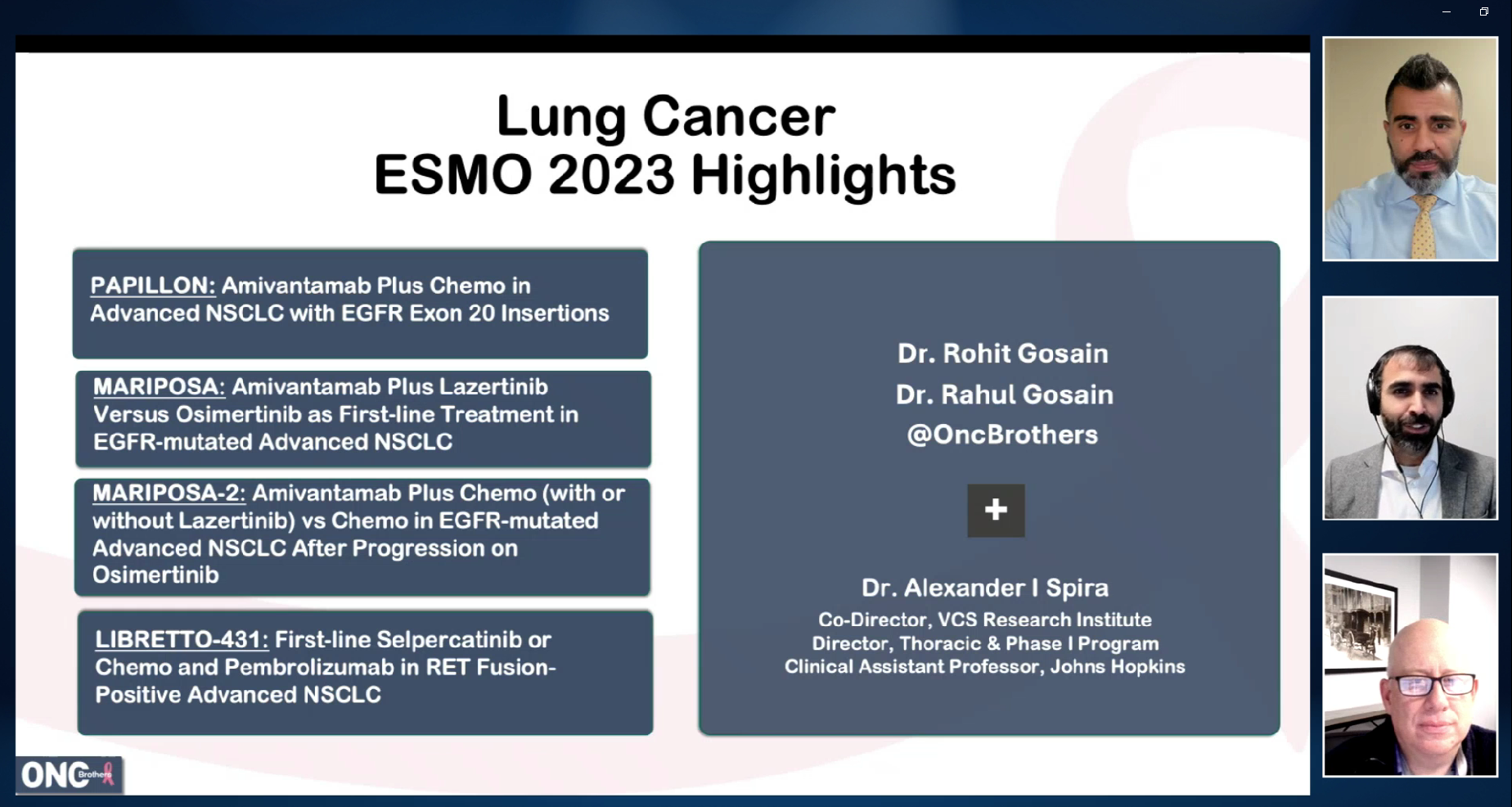 Experts on lung cancer