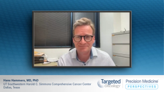 Hans Hammers, MD, PhD, an expert on renal cell carcinoma