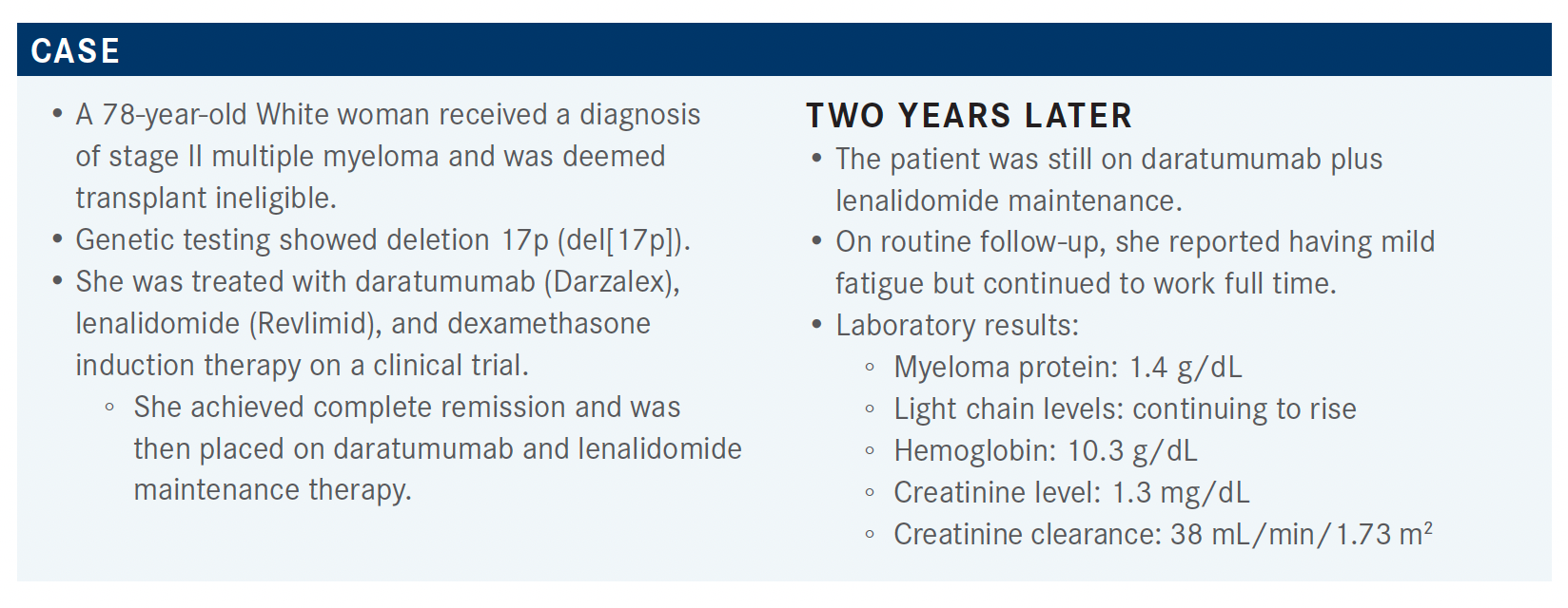 Looking At Important Factors In Deciding Treatment For Relapsed ...