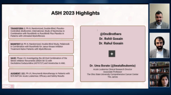 Rohit Gosain, MD; Rahul Gosain, MD; and Uma Borate, MBBS, presenting slides