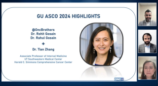 Rohit Gosain, MD; Rahul Gosain, MD; and Tian Zhang, MD, presenting slides