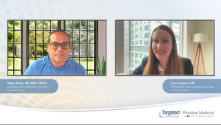 Aditya Bardia, MD, MPH, FASCO, and Laura Huppert, MD, experts on breast cancer