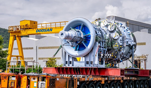 380-MW utility gas turbine | Image Credit: Doosan Enerbility