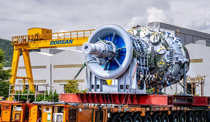 380-MW utility gas turbine | Image Credit: Doosan Enerbility