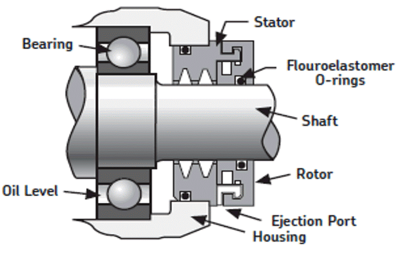 Labyrinth seals and bearing isolators for pumps