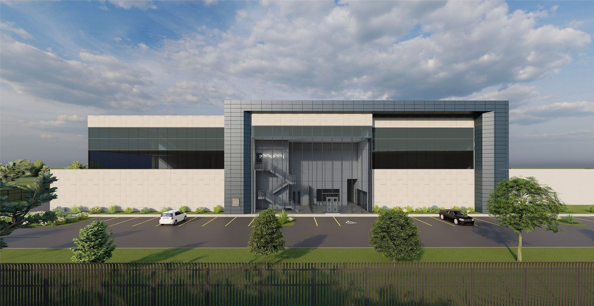 Rendering of hyperscale data center | Image Credit: Stream Data Centers