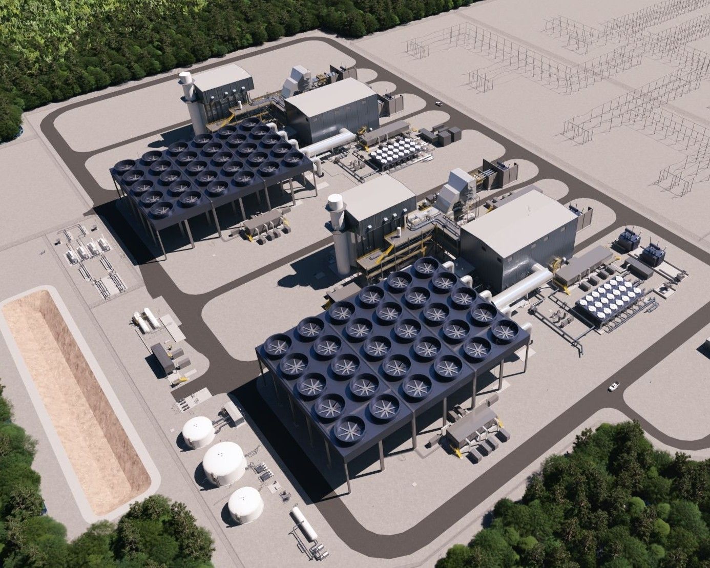 Smarr combined-cycle energy facility | Image Credit: Oglethorpe Power