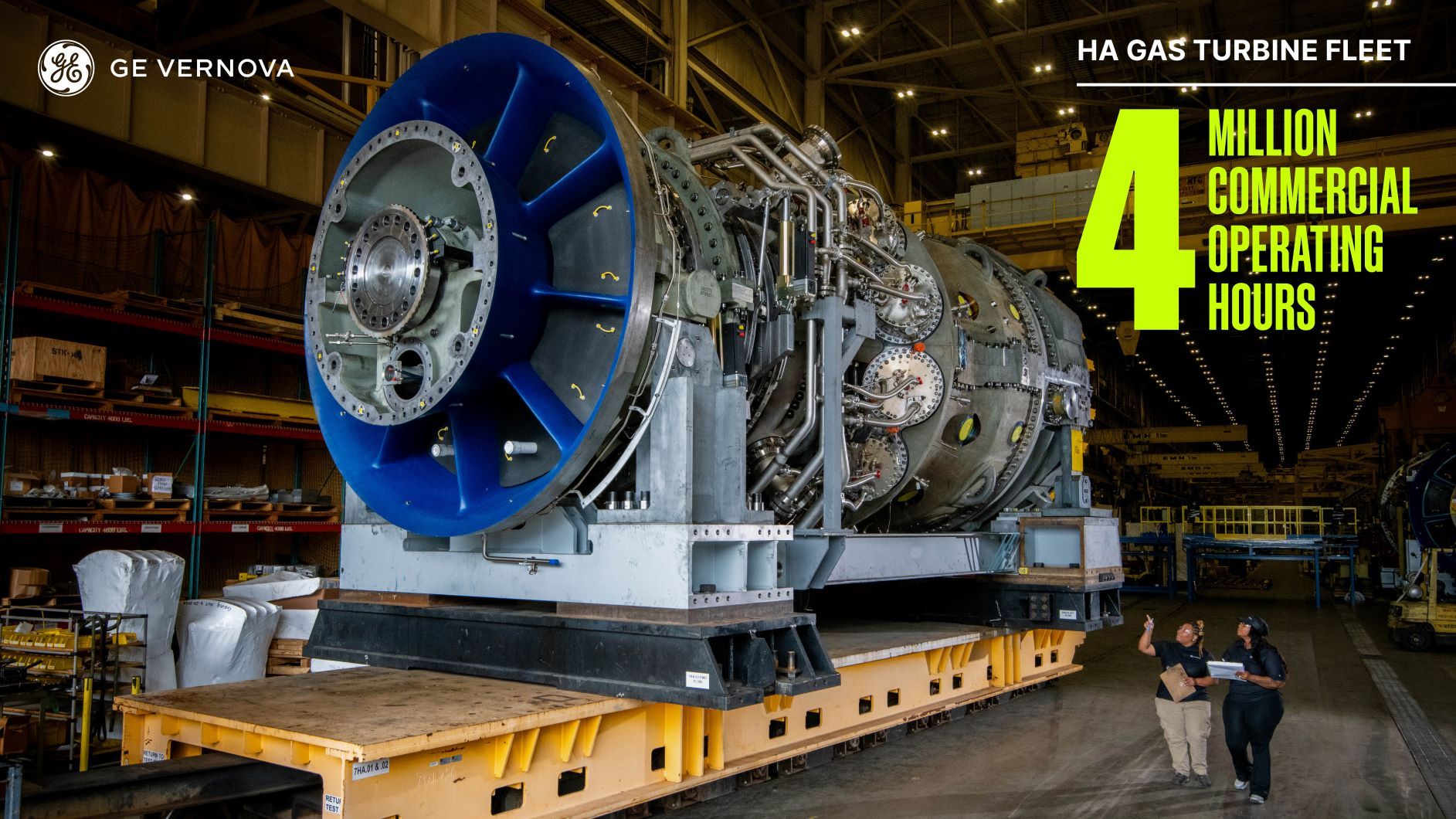 HA gas turbines surpass 4 million operating hours | Image Credit: GE Vernova