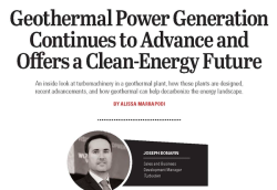 Q&A: Geothermal Power Generation Continues to Advance and Offers a Clean-Energy Future