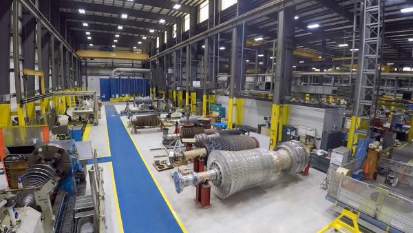 Steam and gas turbine repair facility | Image Credit: EthosEnergy