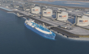 Rendering of Rio Grande LNG liquefaction terminal | Image Credit: RGLNG