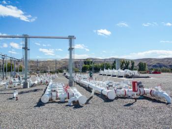 Compression station in Delaware Basin | Image Credit: Cardinal Midstream