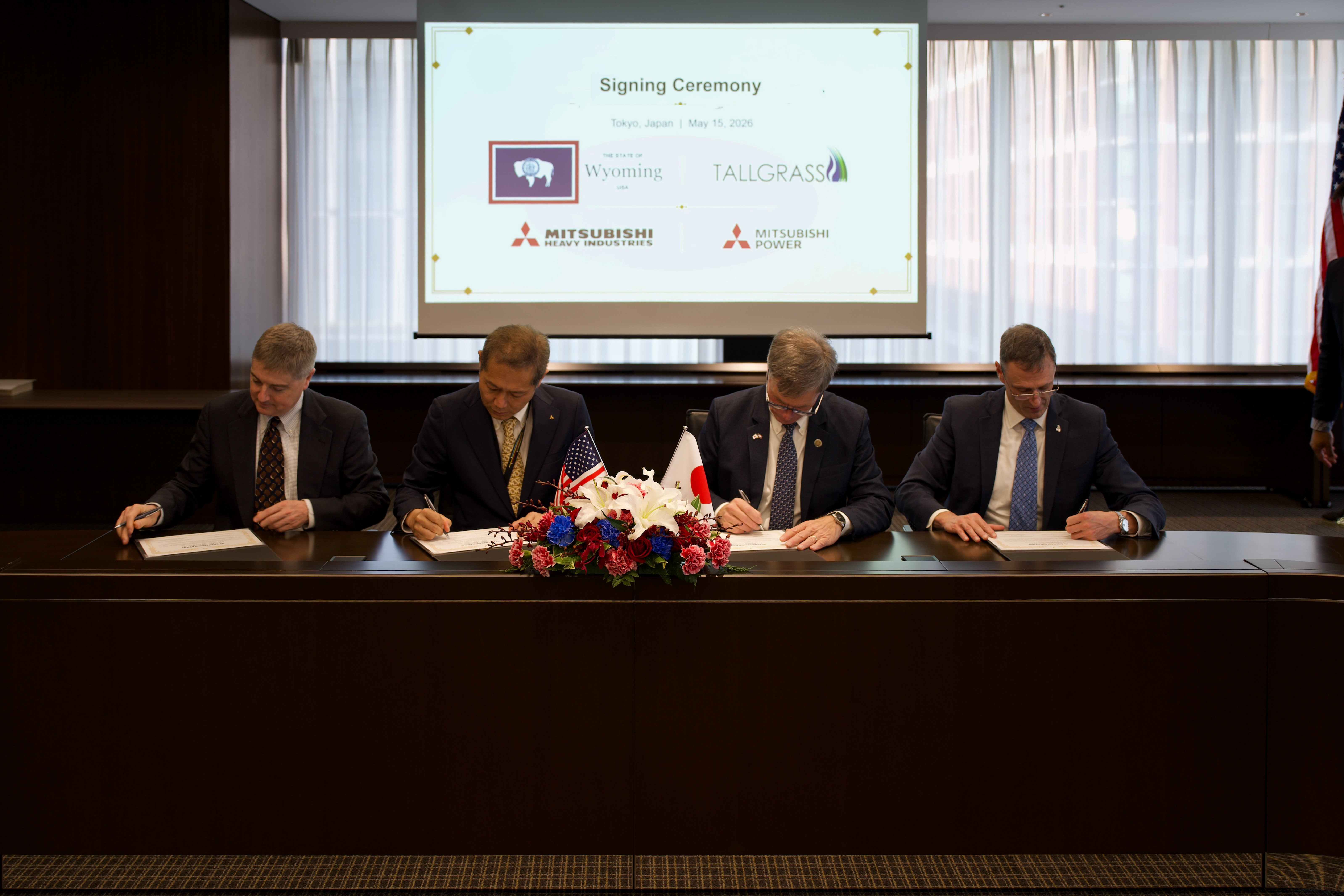 Signing ceremony | Image Credit: Tallgrass