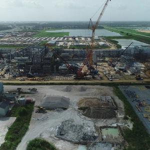 Beaumont New Ammonia facility under construction | Image Credit: Woodside