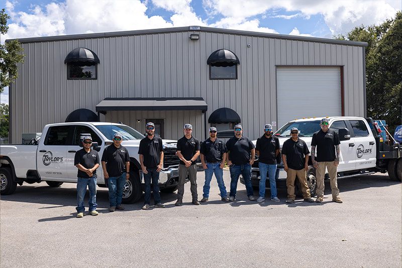 Taylor's Industrial Coatings team in Lake Wales, FL | Image Credit: TIC