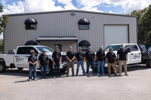 Taylor's Industrial Coatings team in Lake Wales, FL | Image Credit: TIC