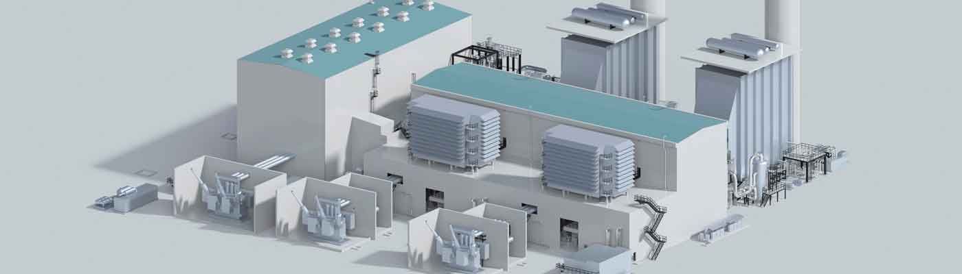 Rendering of GTCC power plant | Image Credit: MHI