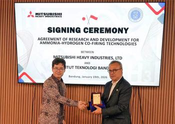 Signing of joint R&D agreement | Image Credit: Mitsubishi Heavy Industries