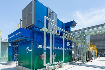 IM270 liquid ammonia gas turbine | Image Credit: IHI Corp.