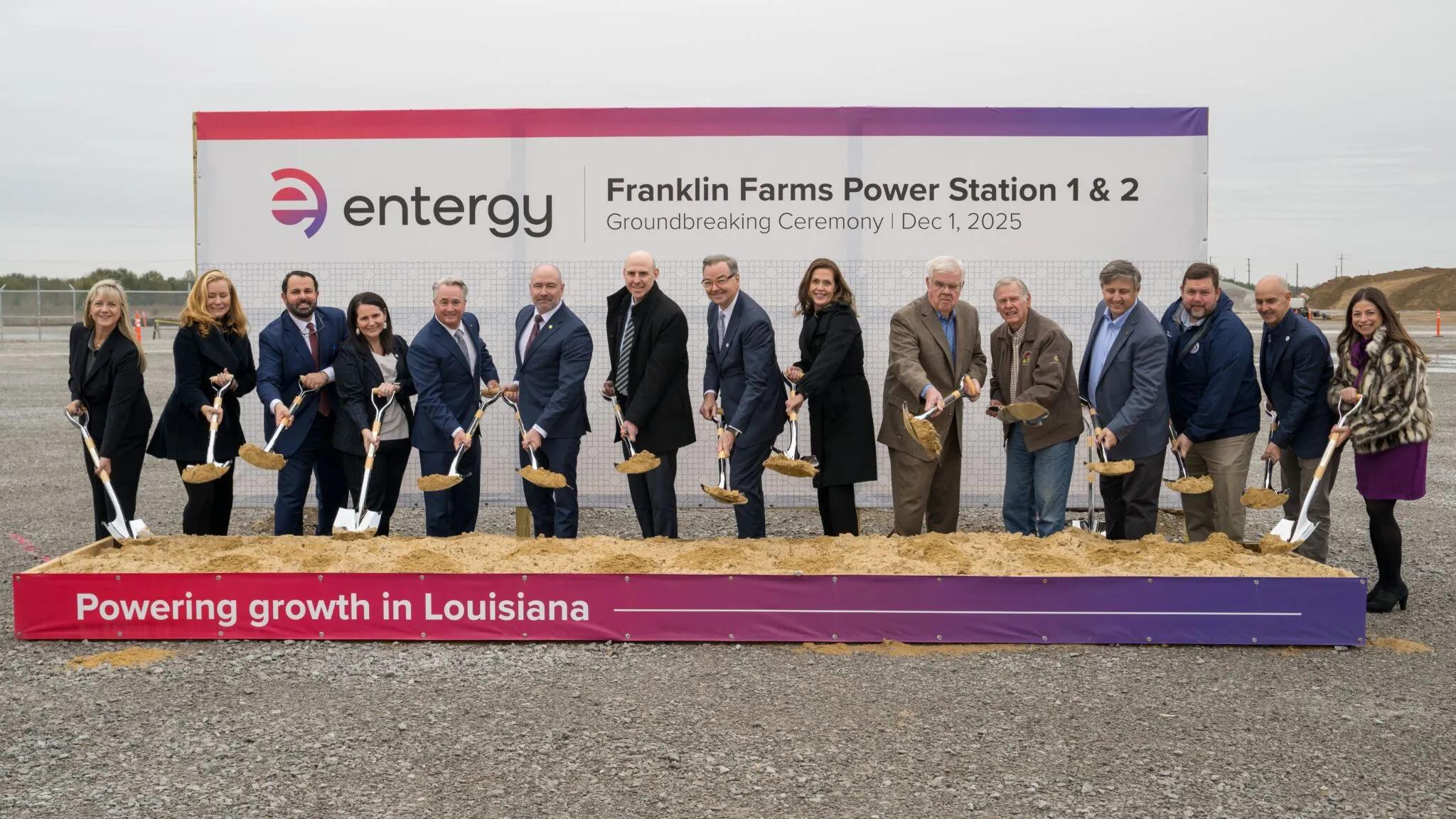 Groundbreaking ceremony for Franklin Farms Power Station | Image Credit: Entergy Louisiana