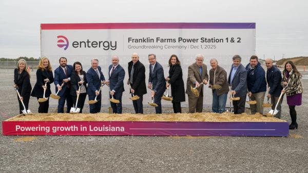 Groundbreaking ceremony for Franklin Farms Power Station | Image Credit: Entergy Louisiana
