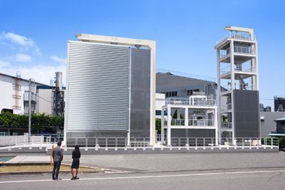 CO2 capture and separation demo facility | Image Credit: KHI