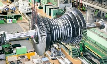 Low-pressure rotor for steam turbine | Image Credit: Doosan Enerbility
