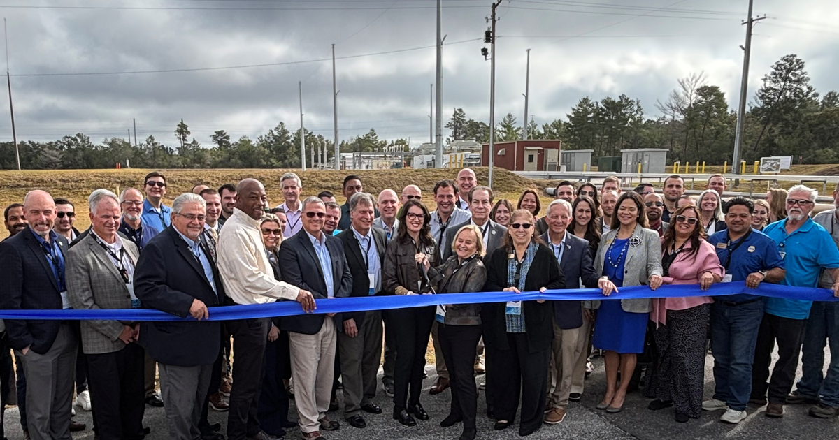 Unveiling of DeBary Hydrogen Production Storage System | Image Credit: Duke Energy