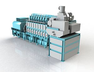 Dual-fuel hydrogen engine | Image Credit: KHI