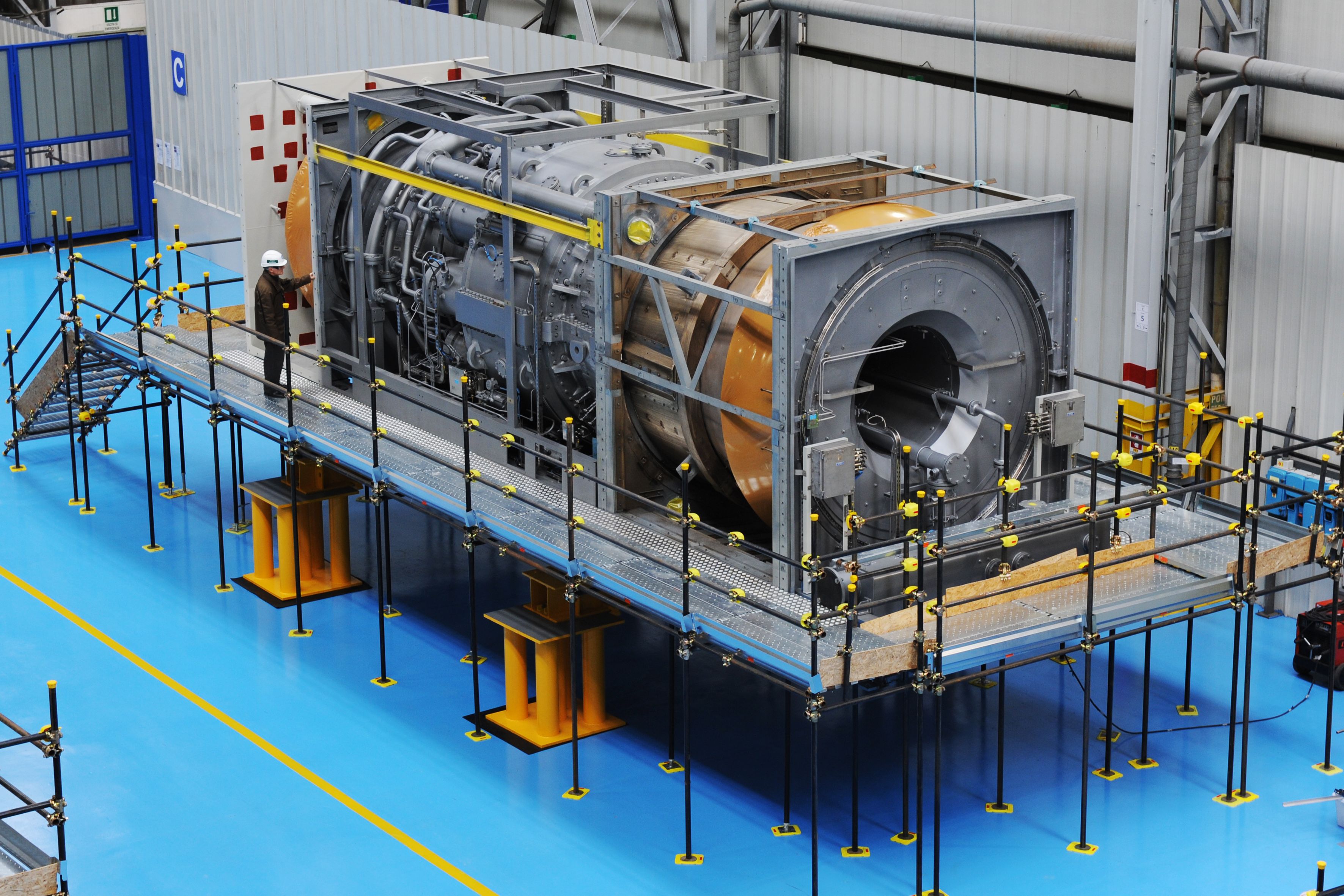 Frame 7/1EA gas turbine | Image Credit: Baker Hughes