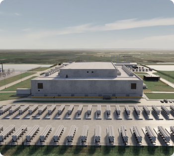 Rendering of AI factory | Image Credit: Applied Digital