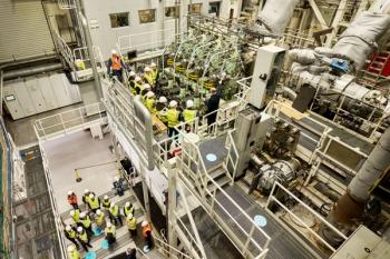 Operators surrounding ME-LGIA engine | Image Credit: Everllence