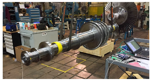 Example Modal Test on an Inline Compressor Hung Horizontally