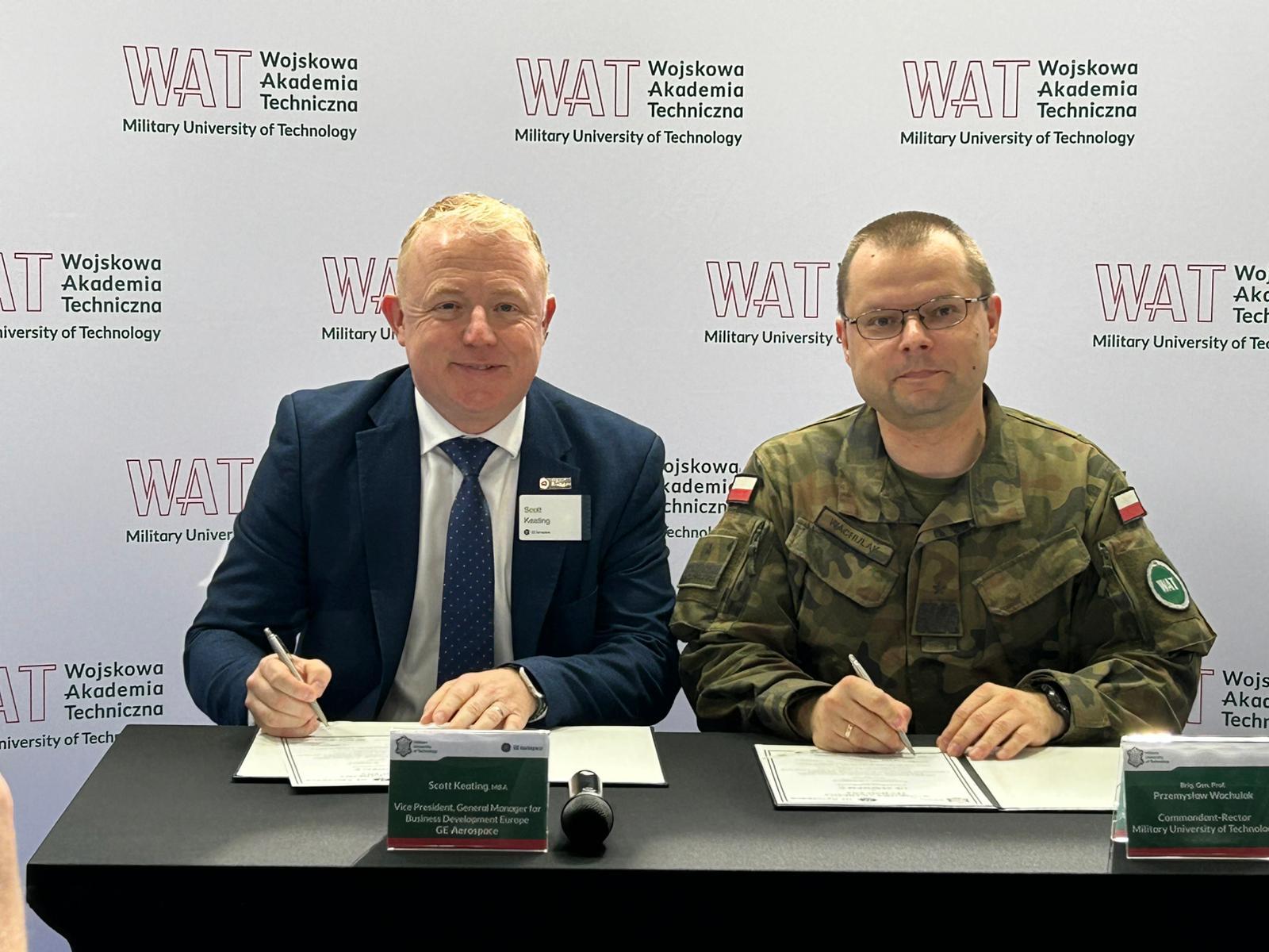 MoU signing between GE Aerospace and WAT | Image Credit: GE Aerospace