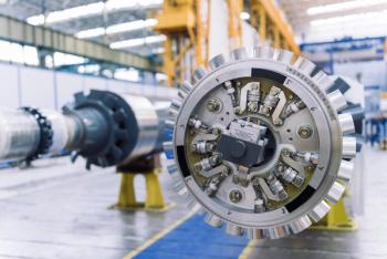 Rotor for air-cooled generator | Image Credit: Baker Hughes